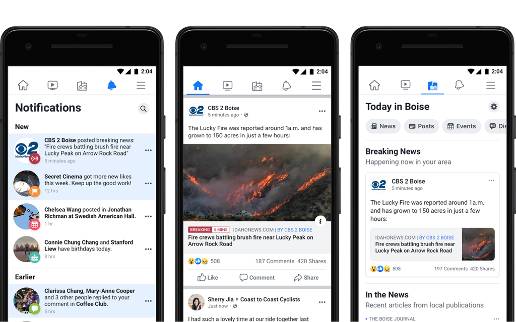 Facebook Expands ‘Today In’ Local News Section to More Than 6,000 US Cities and Towns
